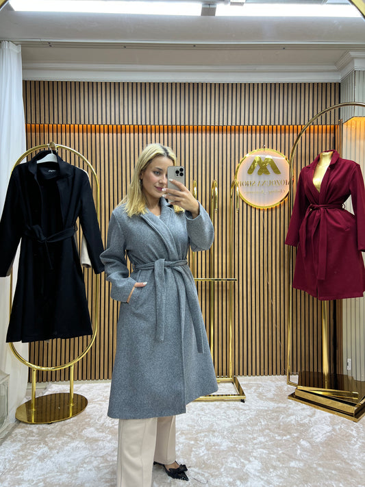 Uzun Kadın Trençkot ref 3