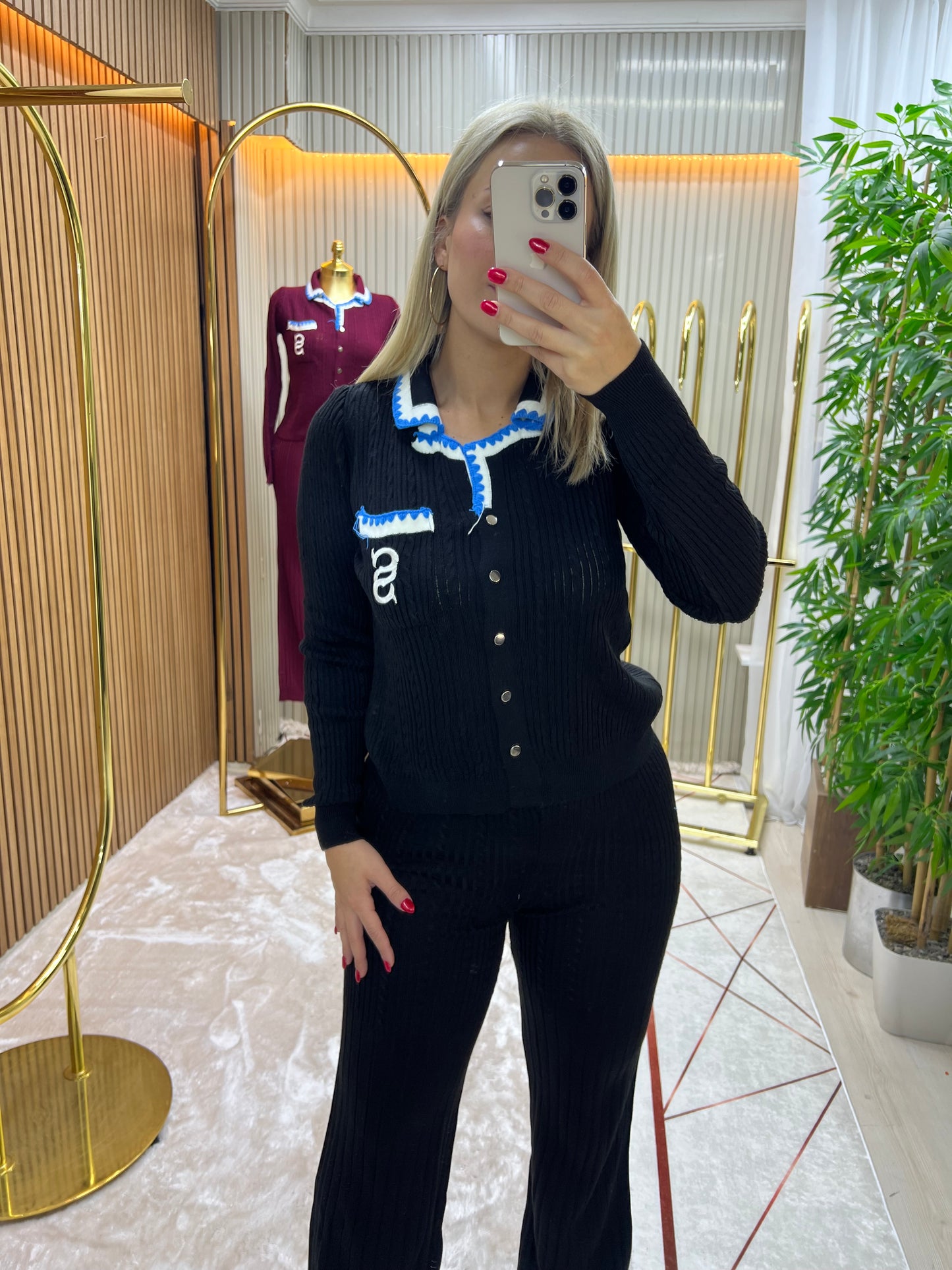 Örme triko takım ref 4001